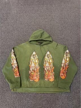 Who Decides War "Glass Flames" Hoodie